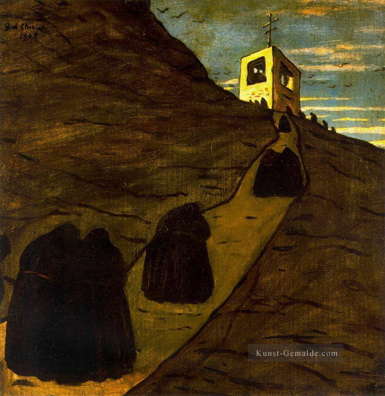 Aufstieg zum Kloster Giorgio de Chirico Metaphysical Surrealismus Ölgemälde